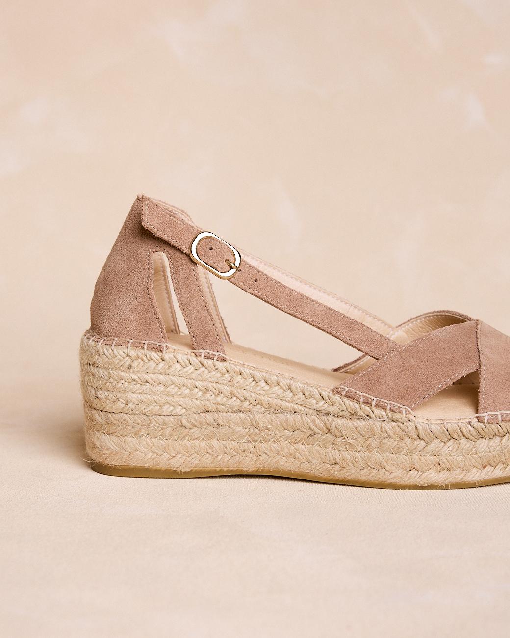 Espadrilles mit Plateau Noèmie