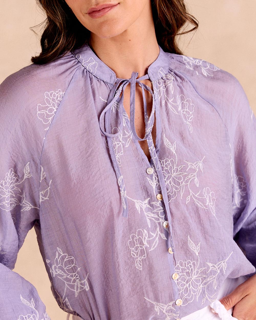 Bestickte Bluse Diane