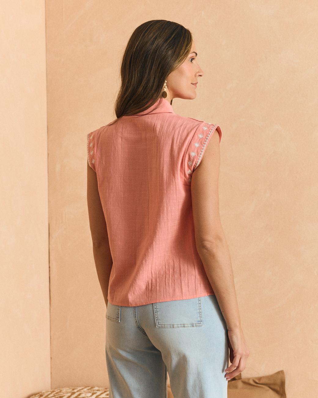 Bestickte Bluse Sandy