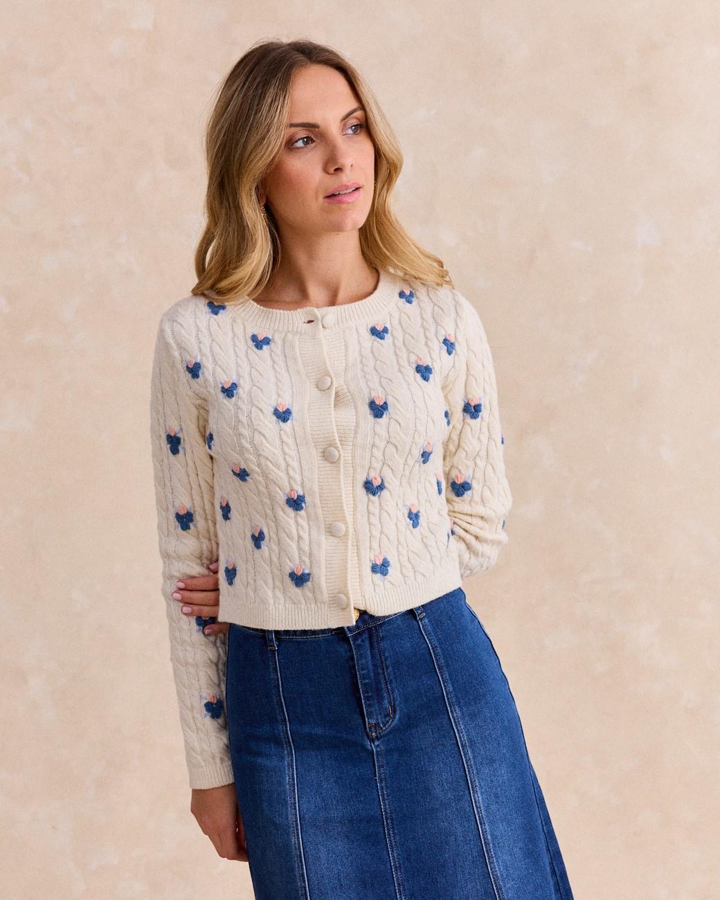 Strickcardigan Pilpa