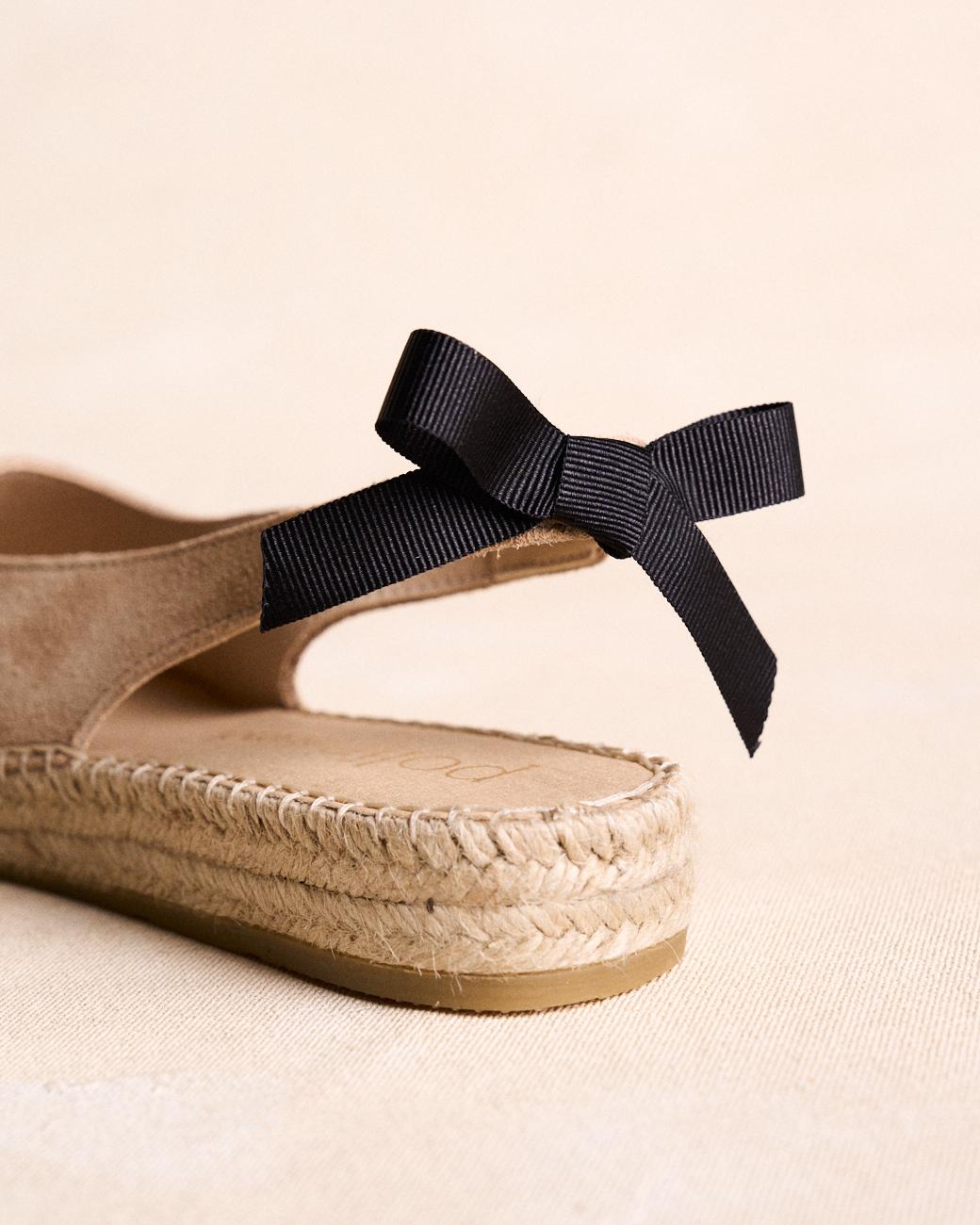 Espadrille mit Schleife Laica