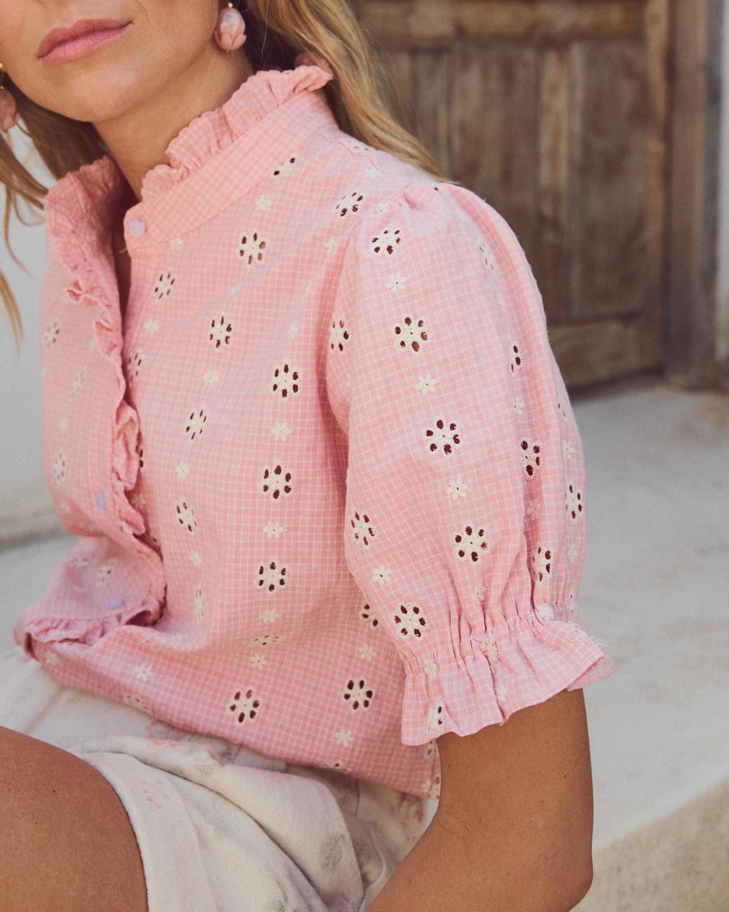 Bluse mit Blumen Naira