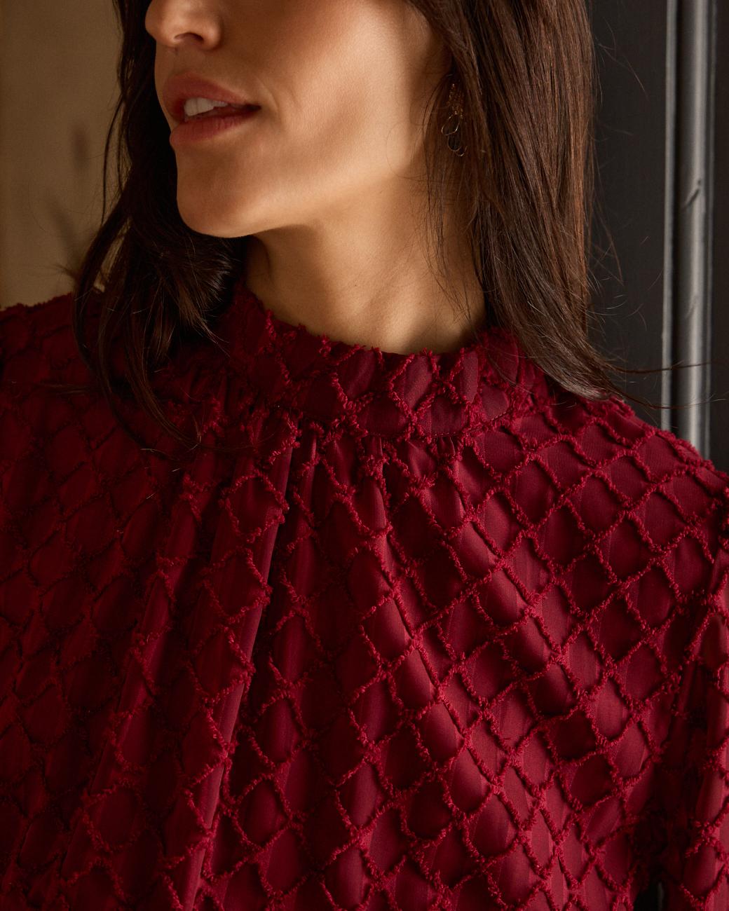 Kurzes Kleid mit Volants Livia