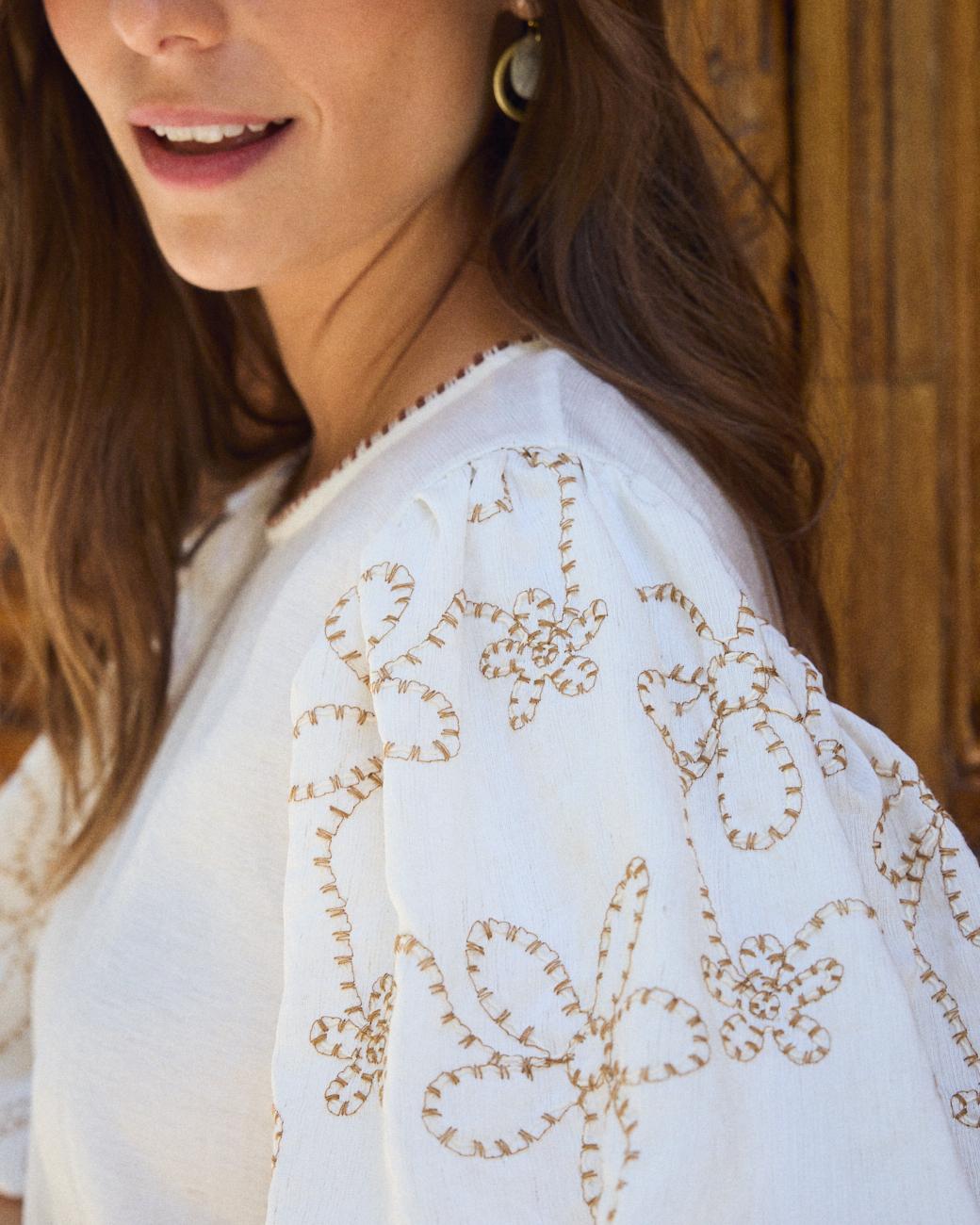 Bluse mit Ärmeln Amellie