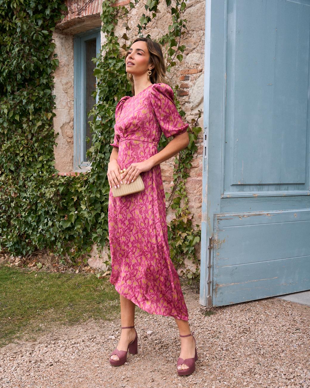 Bedrucktes Kleid Magda