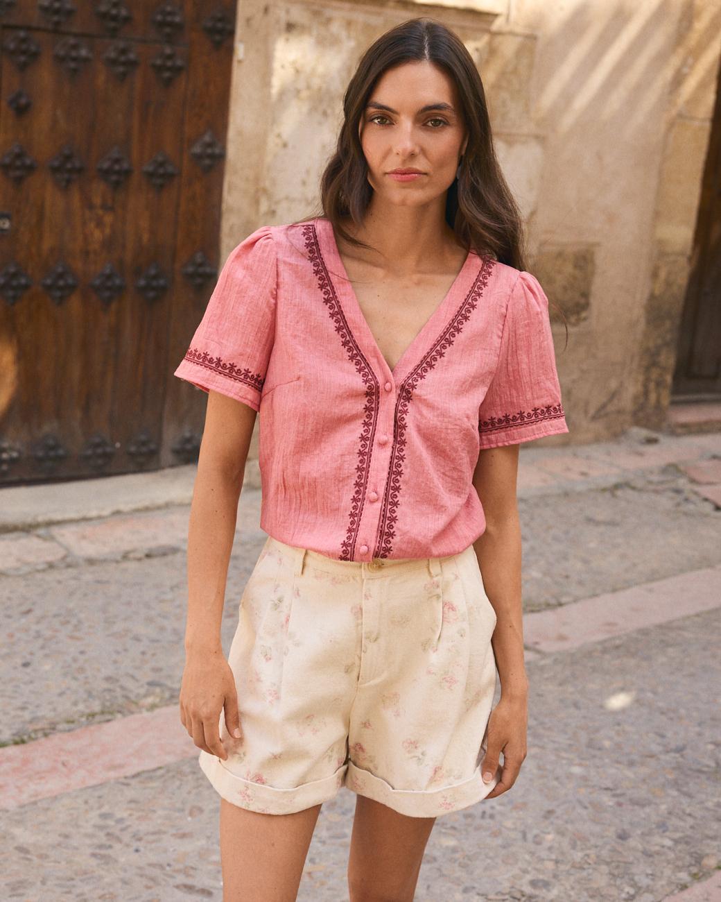 Bestickte Bluse Ramira