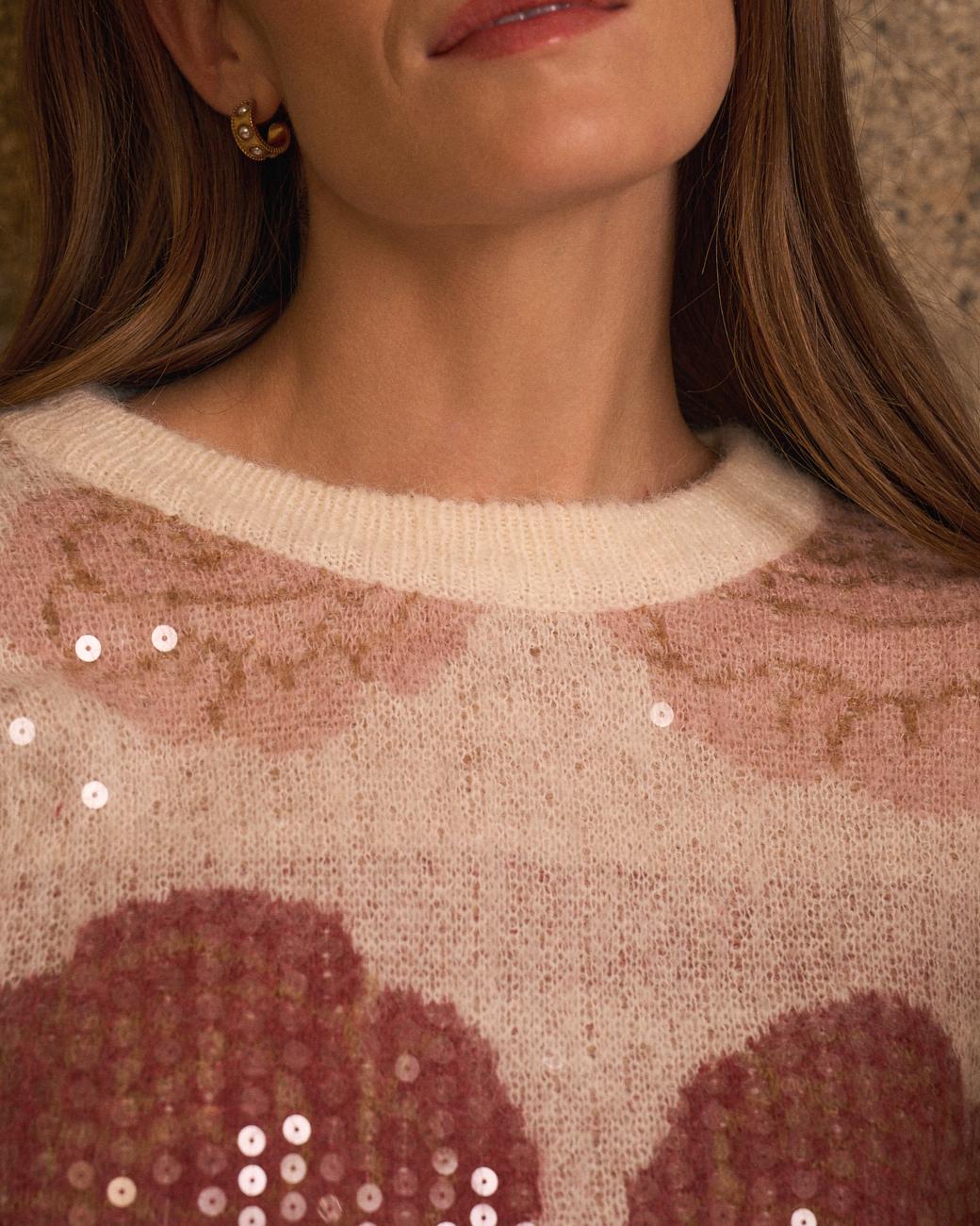 Lurex-Pullover Fiorella