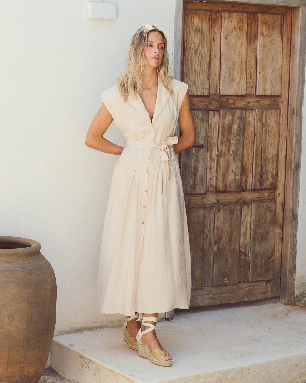Langes Kleid Mine