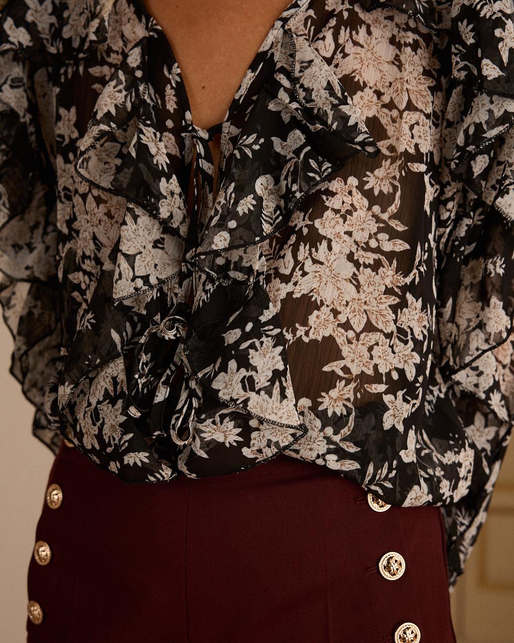 Bedruckte Bluse Roberta