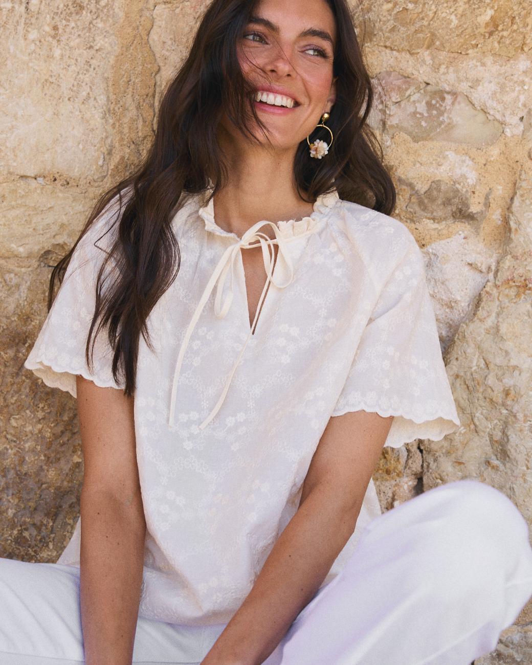 Bluse Plumetti Elana