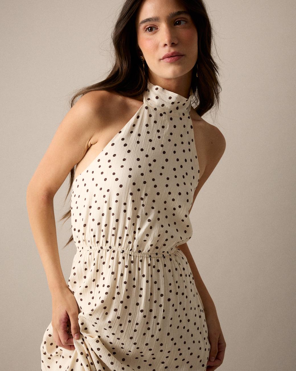 Luz Kleid mit Punkten