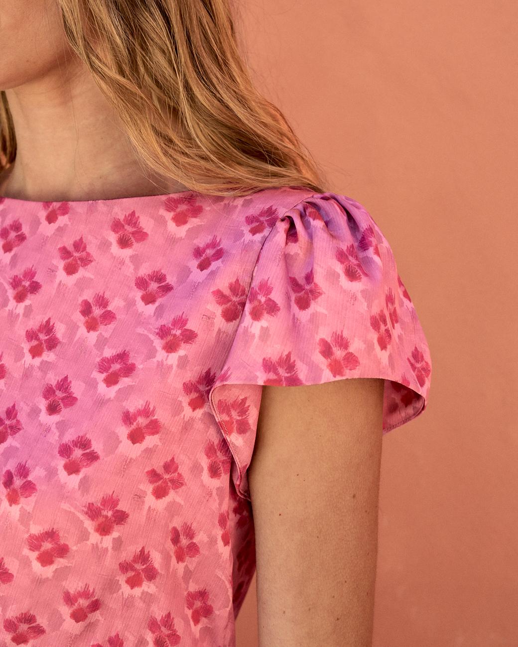 Bedrucktes Kleid Rosalía