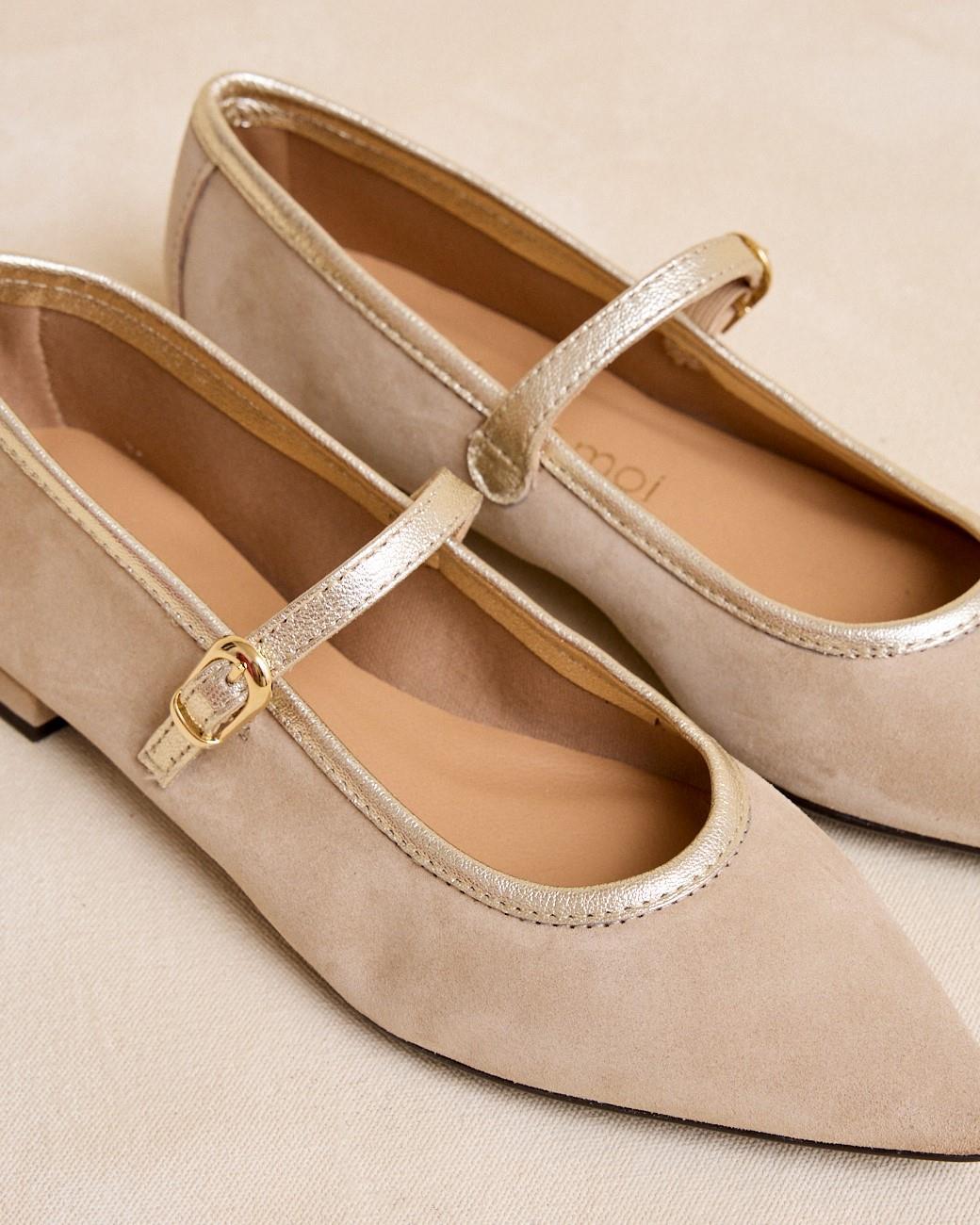 Ballerinas mit Schnalle Emerila