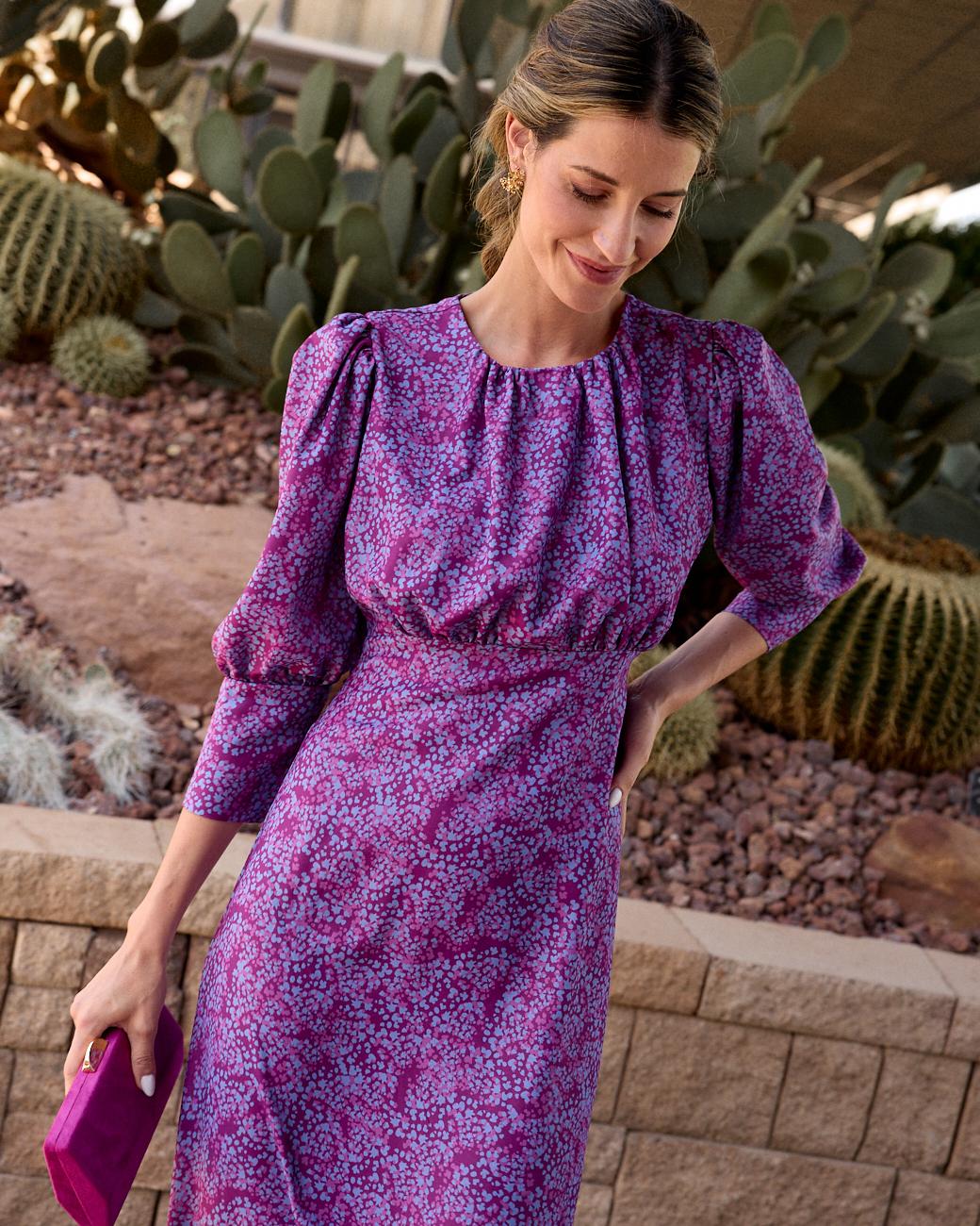 Lina bedrucktes Kleid