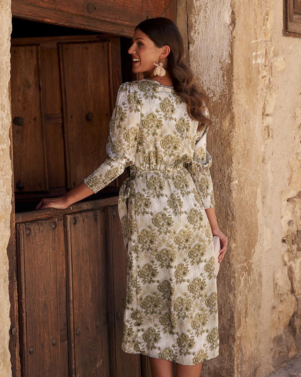 Kleid mit Blumenmuster Moran