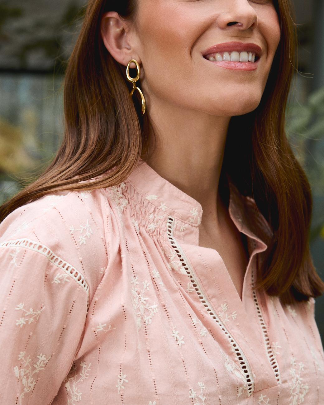 Besticktes Hemd Leandra
