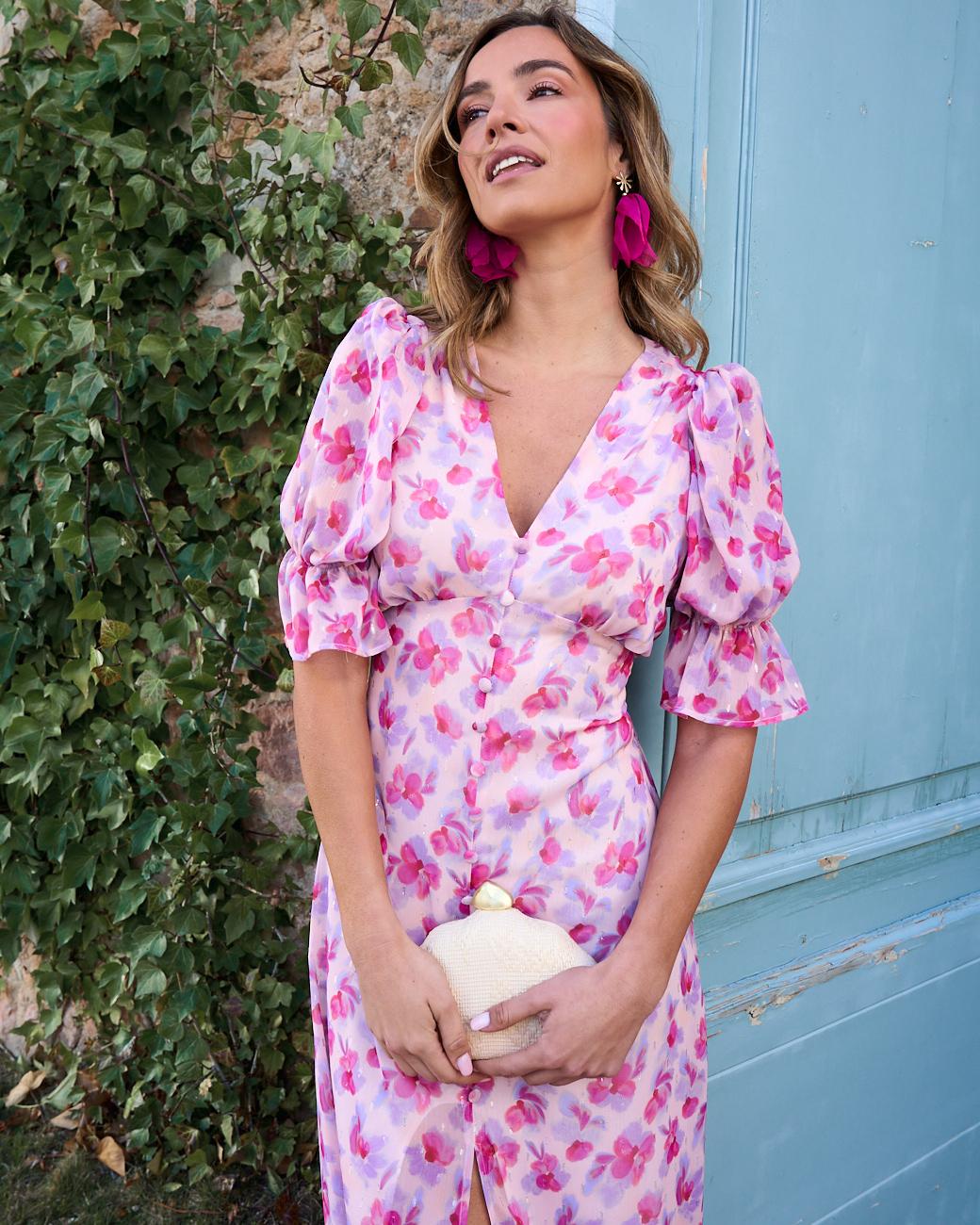 Bedrucktes Kleid Sara