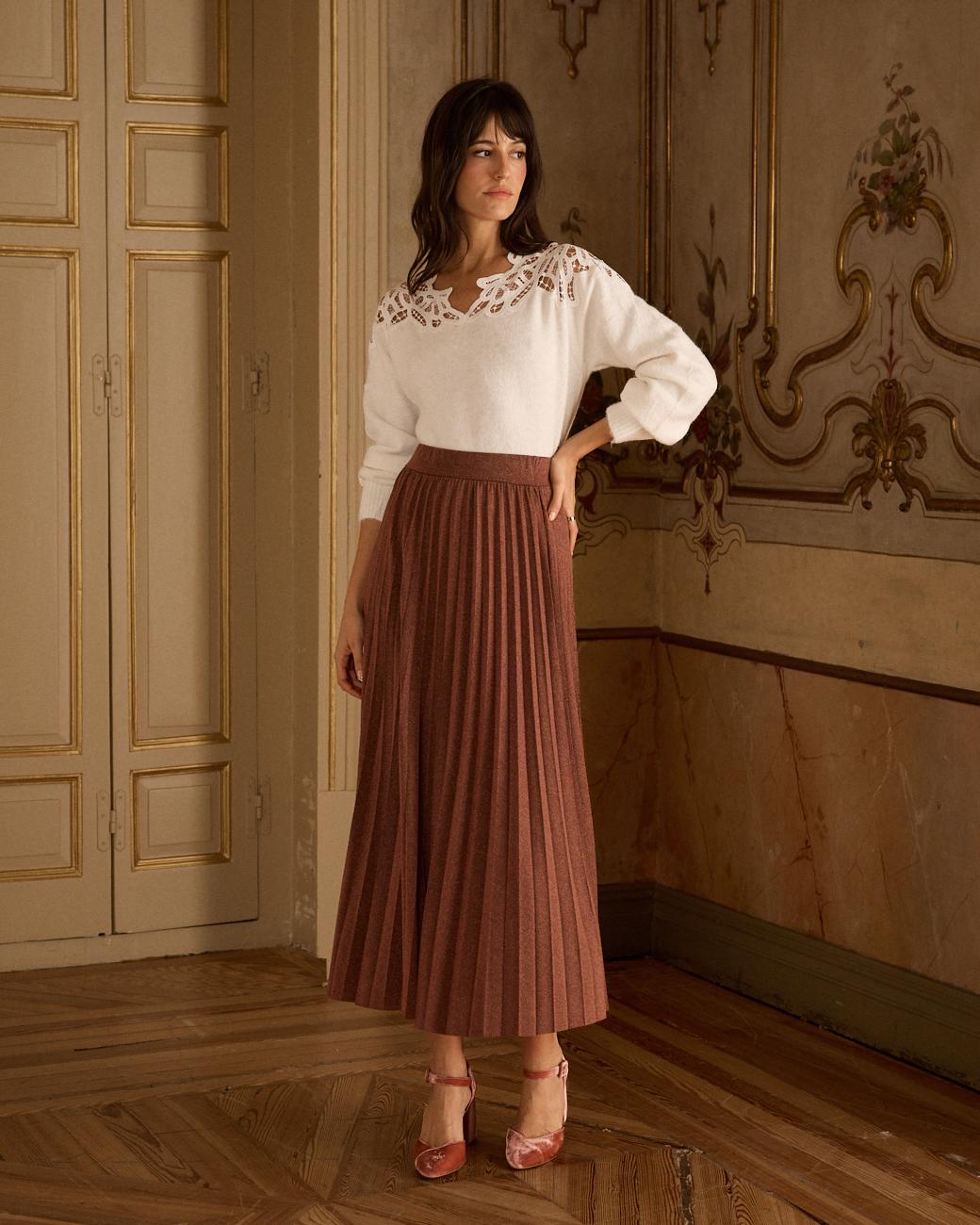 Weißer Jersey Lorena