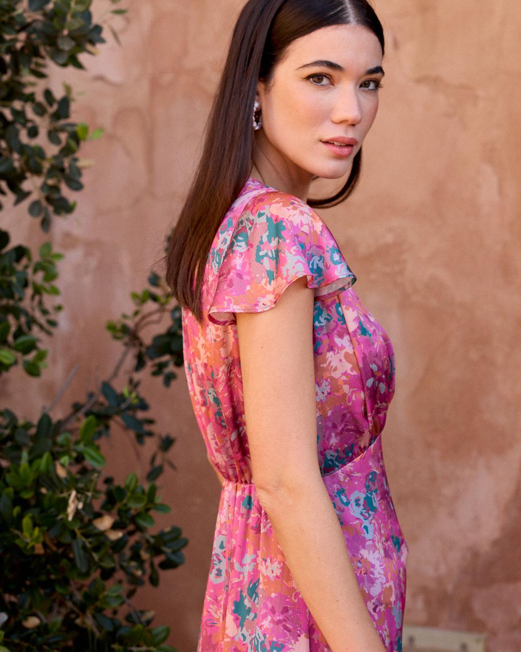 Bedrucktes Kleid Delfina
