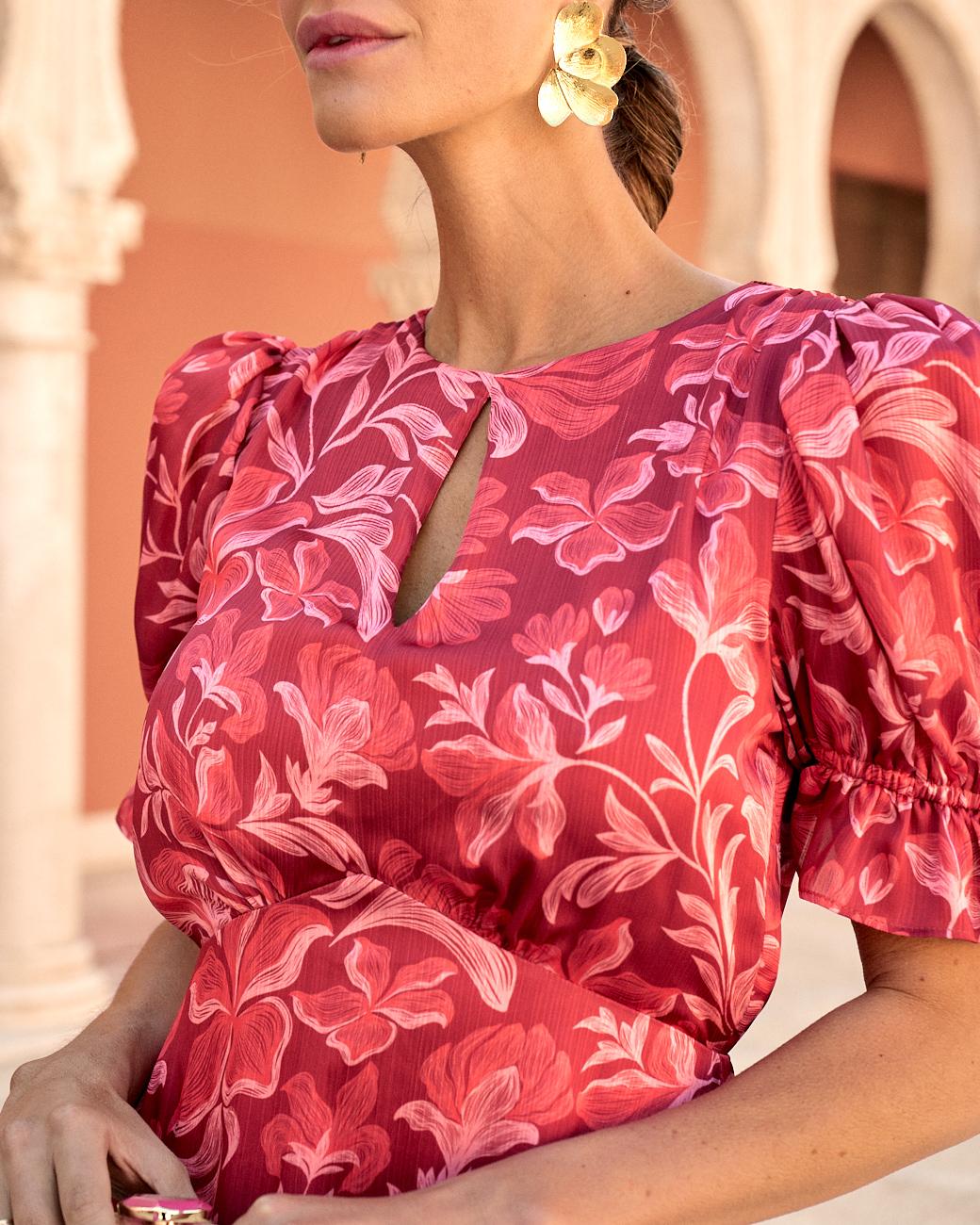 Bedrucktes Kleid Amanda