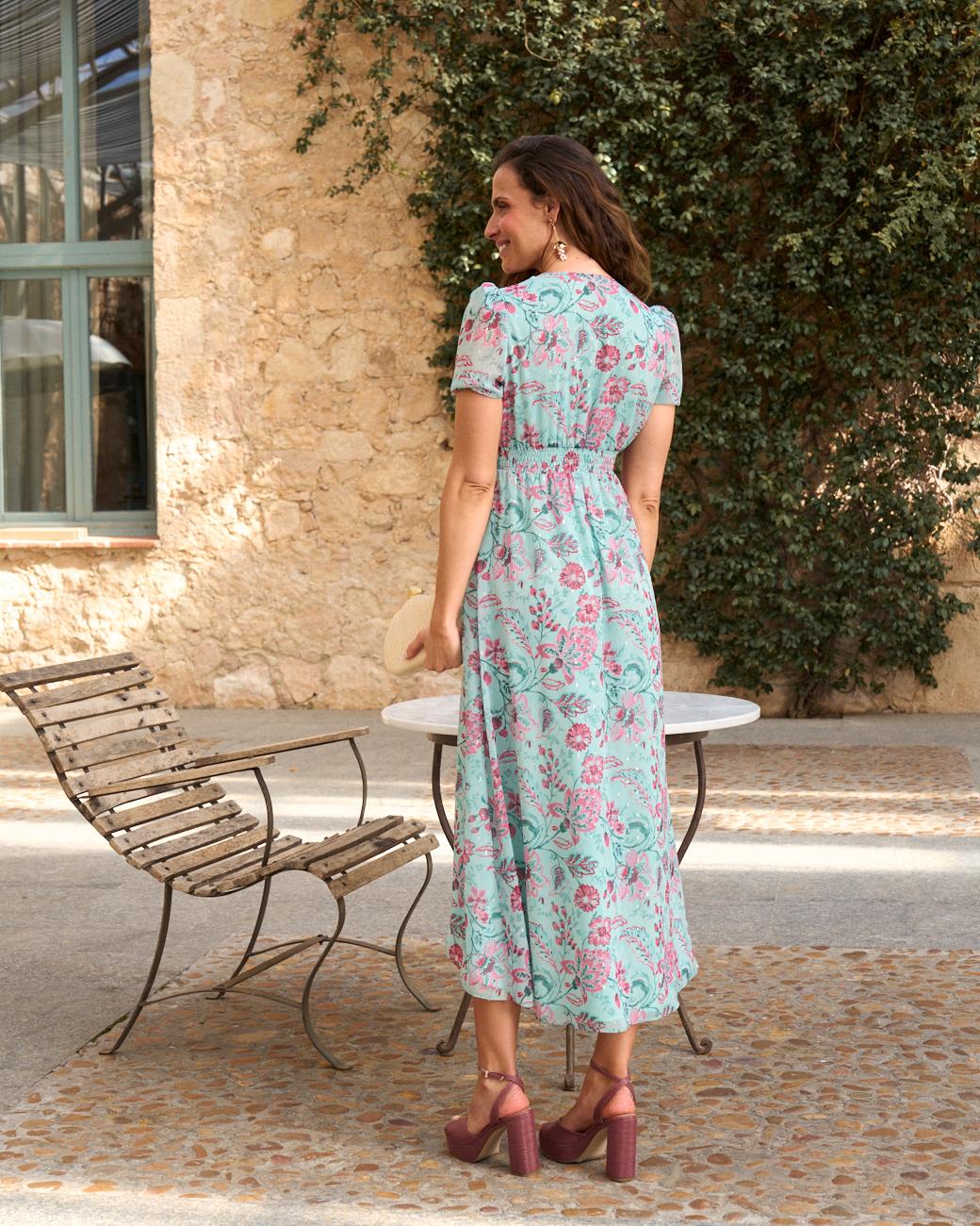 Bedrucktes Kleid Vera