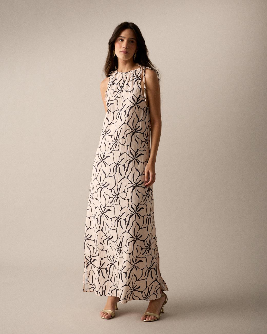 Beiges Kleid Aran