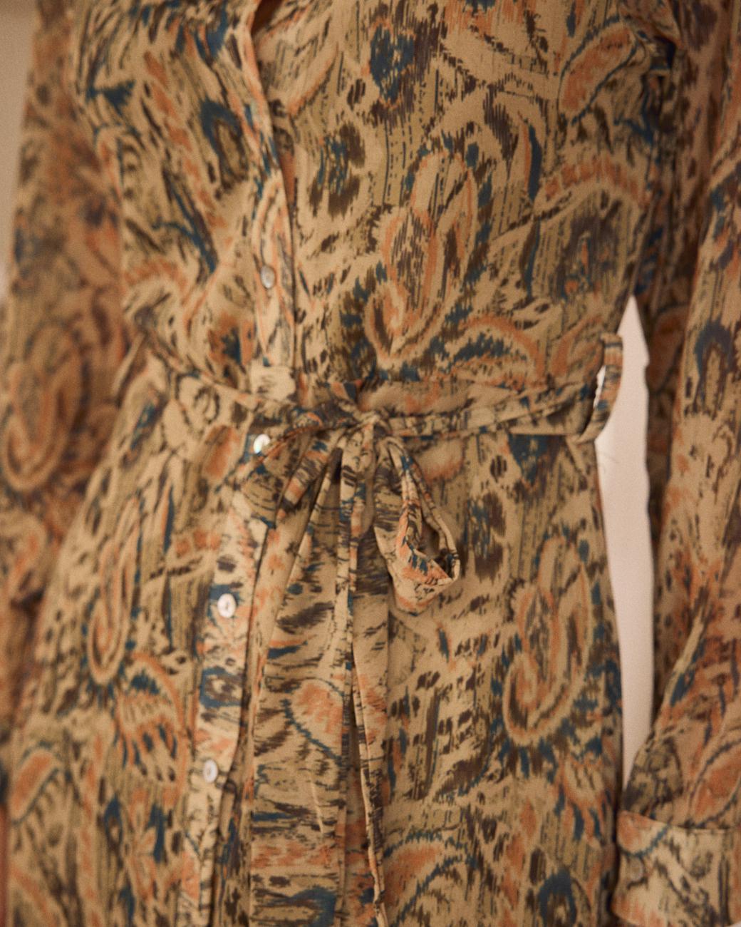Kali bedrucktes Kleid