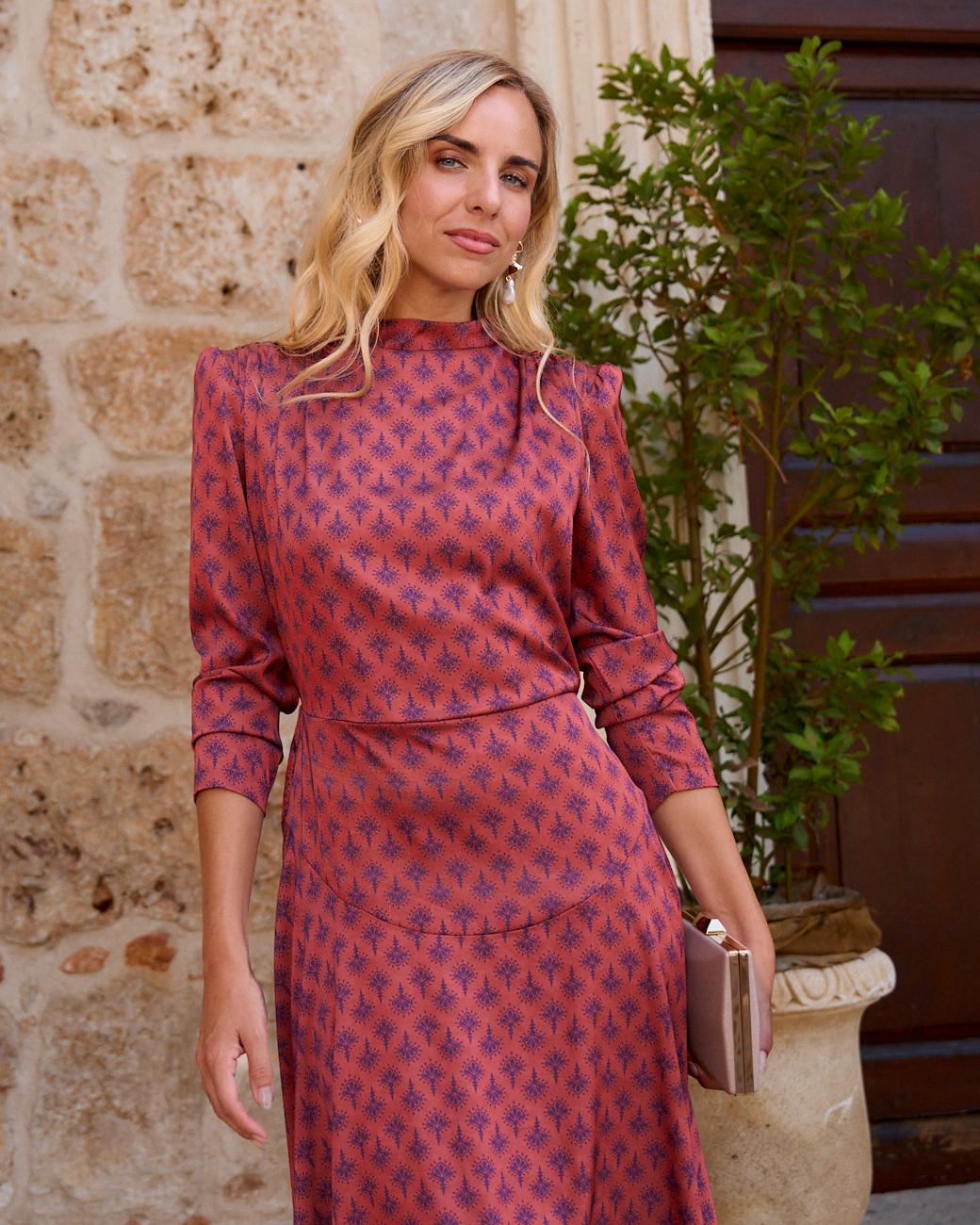 Bedrucktes Kleid Dea