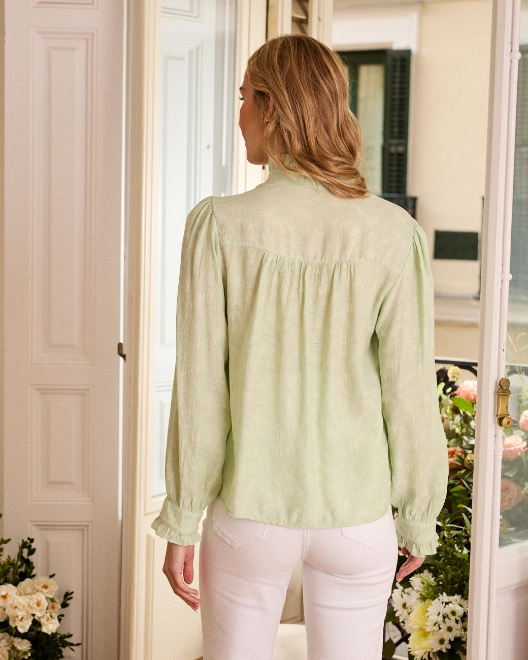 Minzbluse Olivia