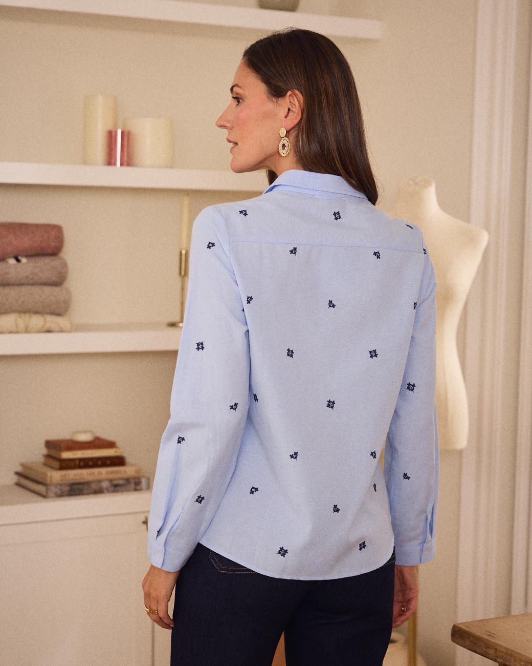 Himmelblaues Hemd Gaby