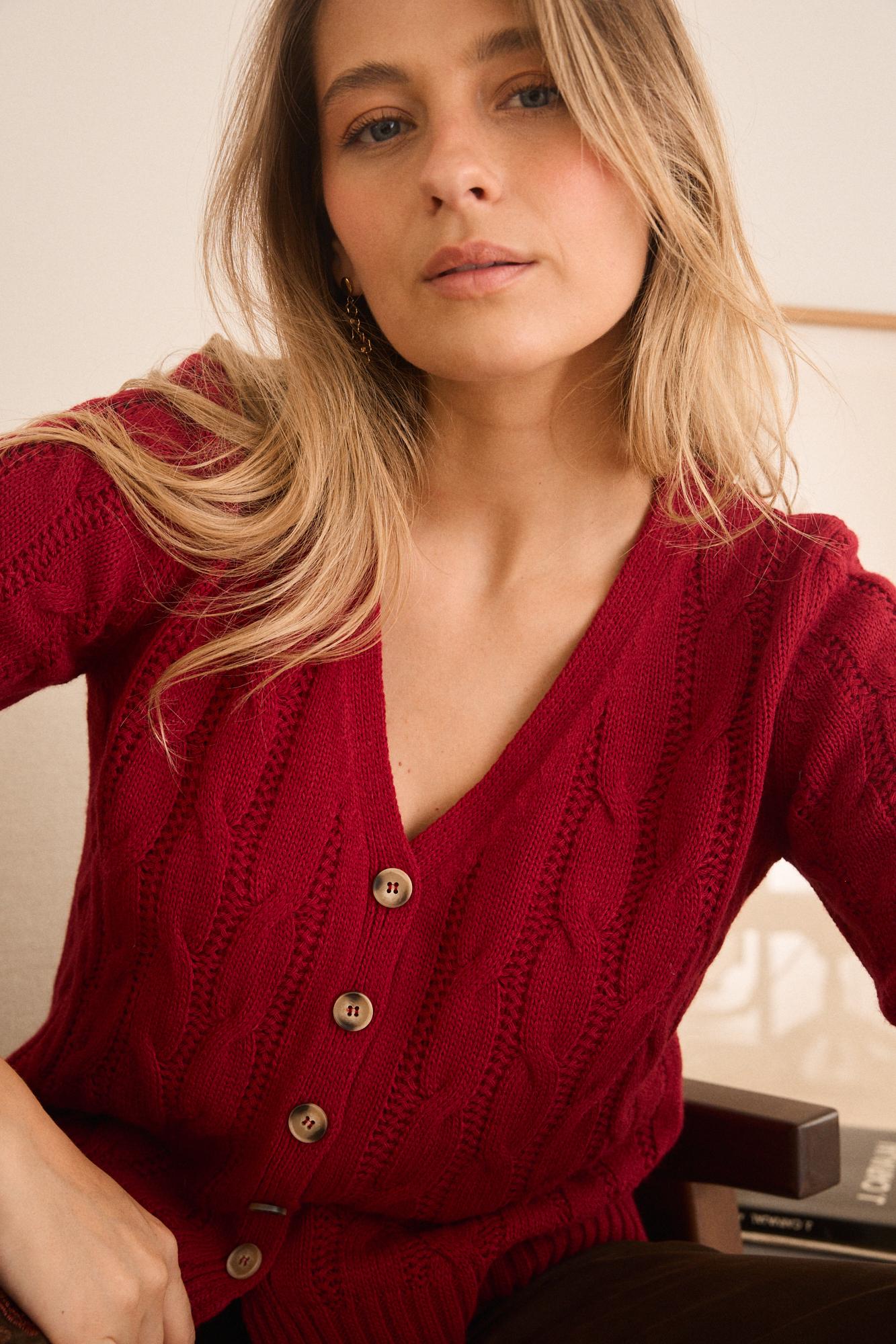 Cardigan mit Knöpfen Ingrid
