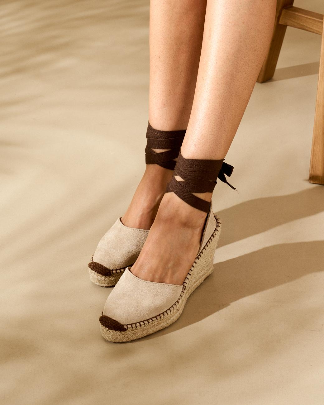 Bicolor-Espadrille Tami