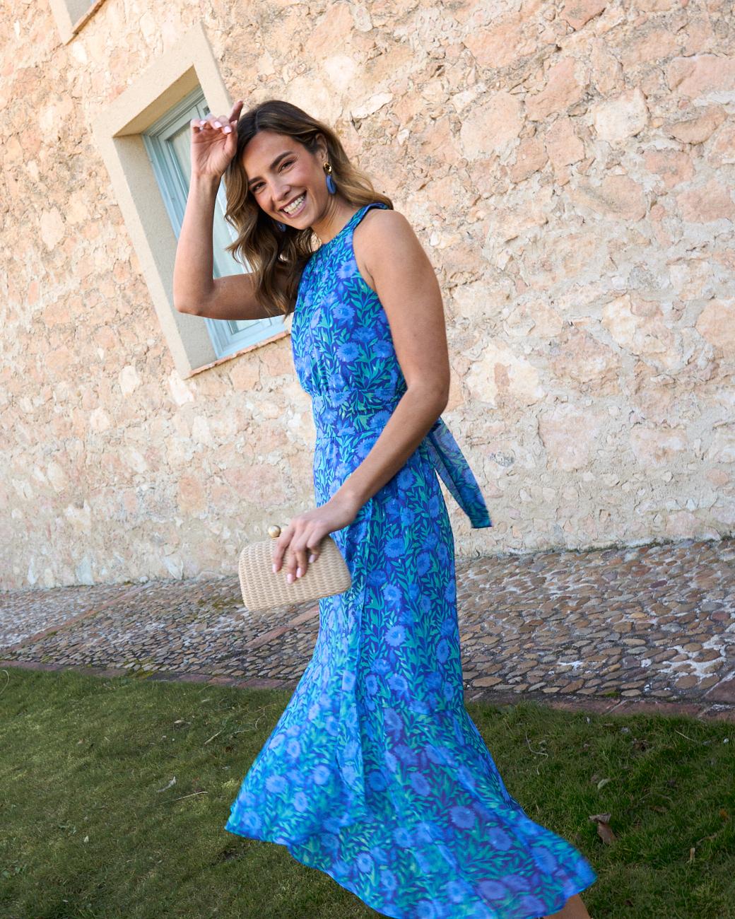Bedrucktes Kleid Anais