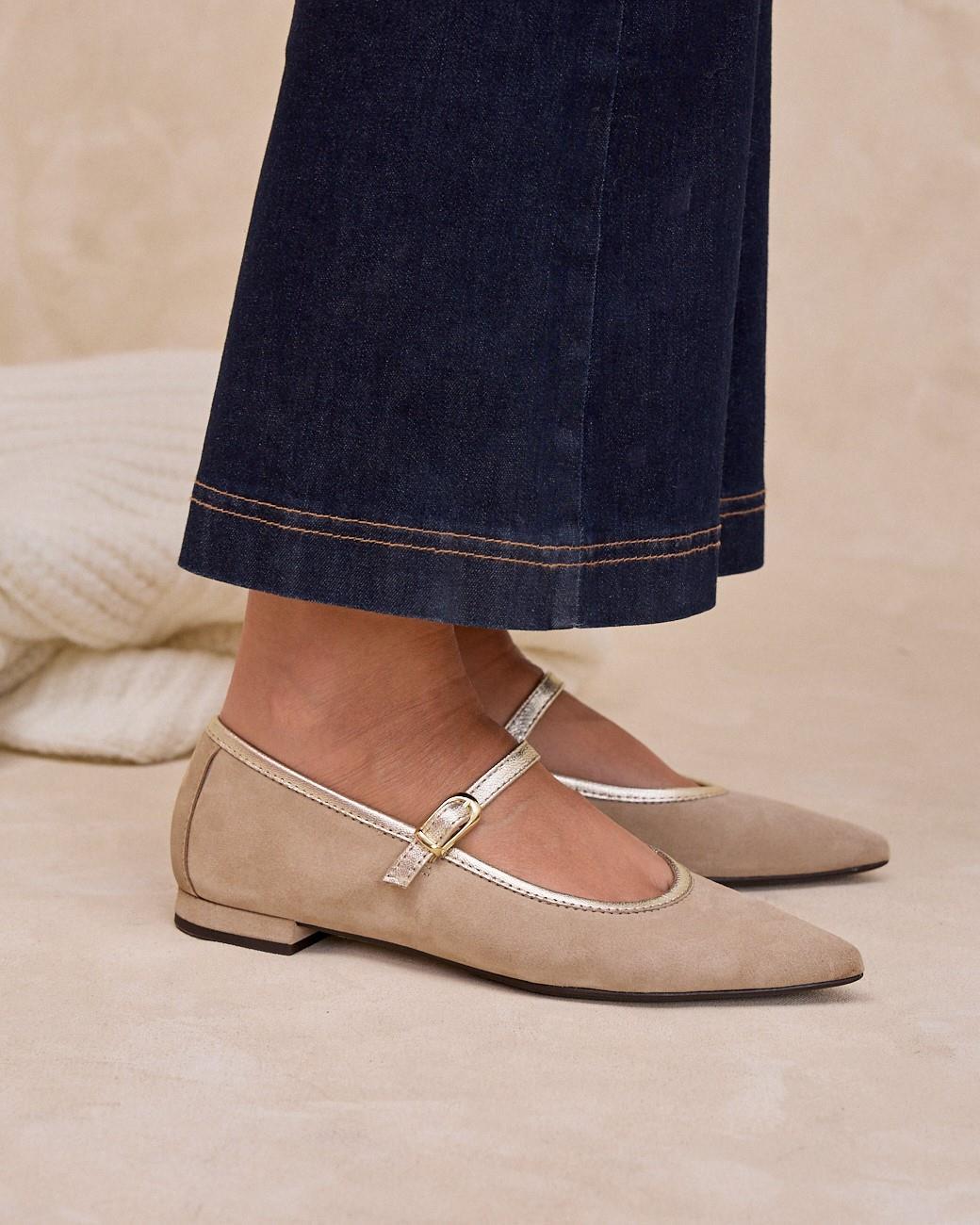 Ballerinas mit Schnalle Emerila