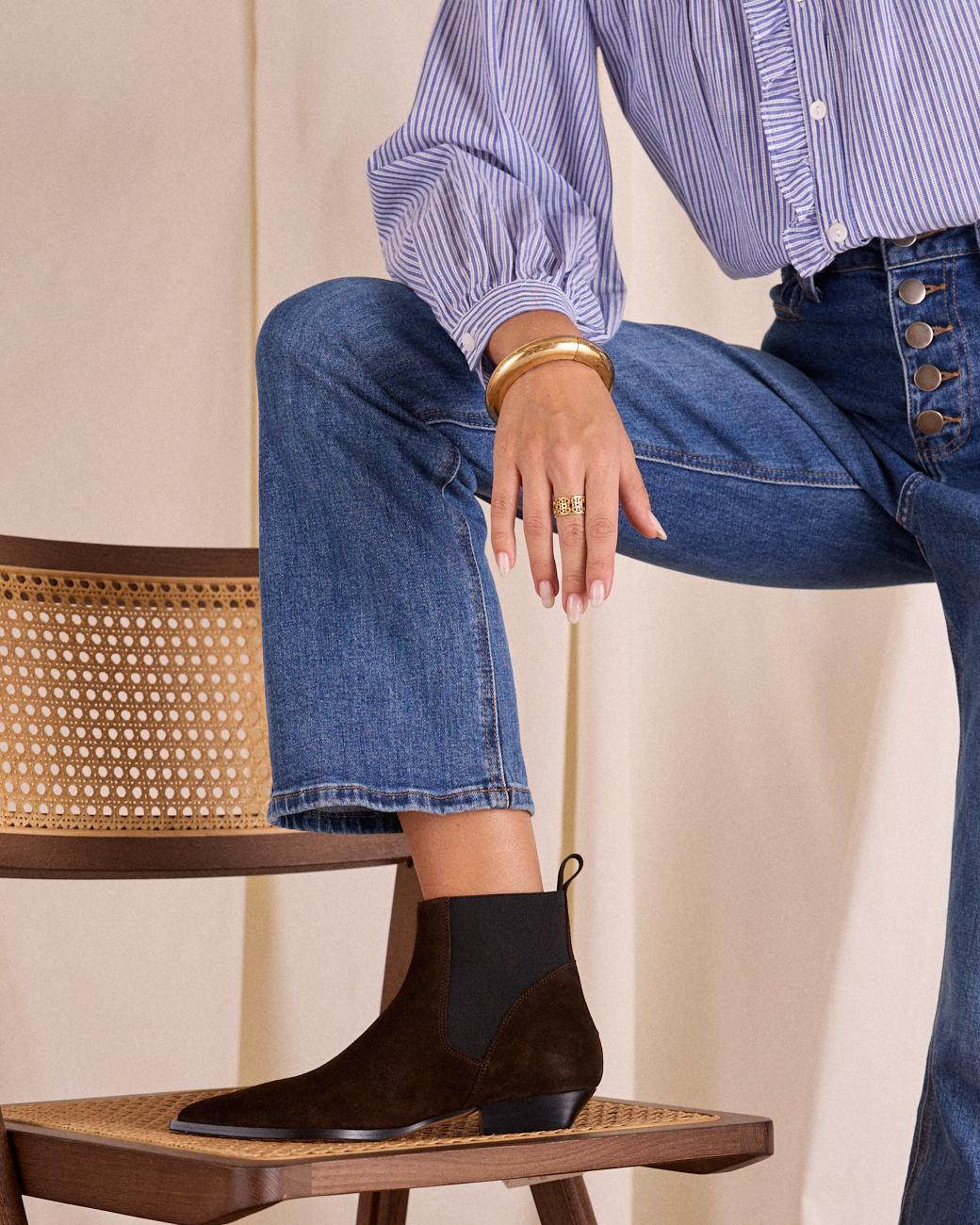 Fabia Spitz-Stiefeletten