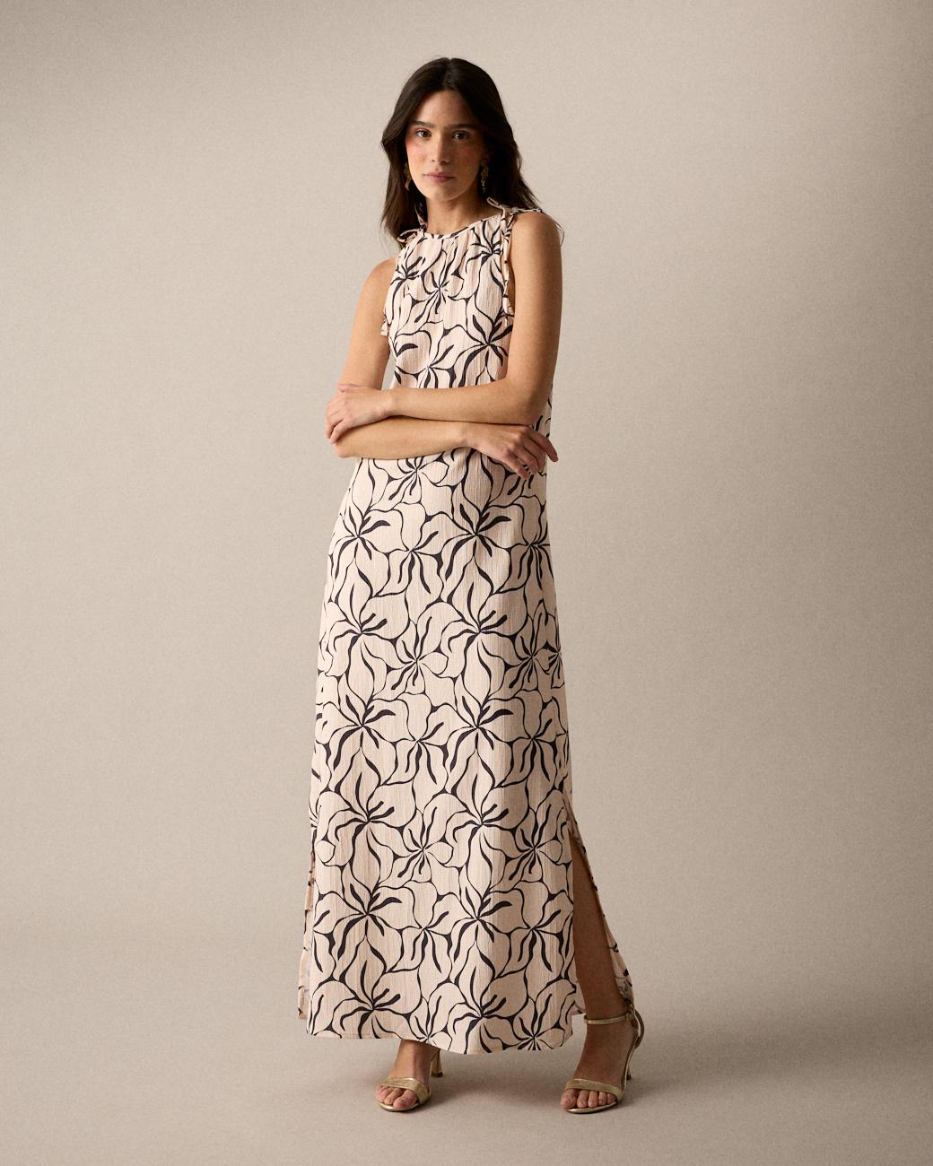 Beiges Kleid Aran