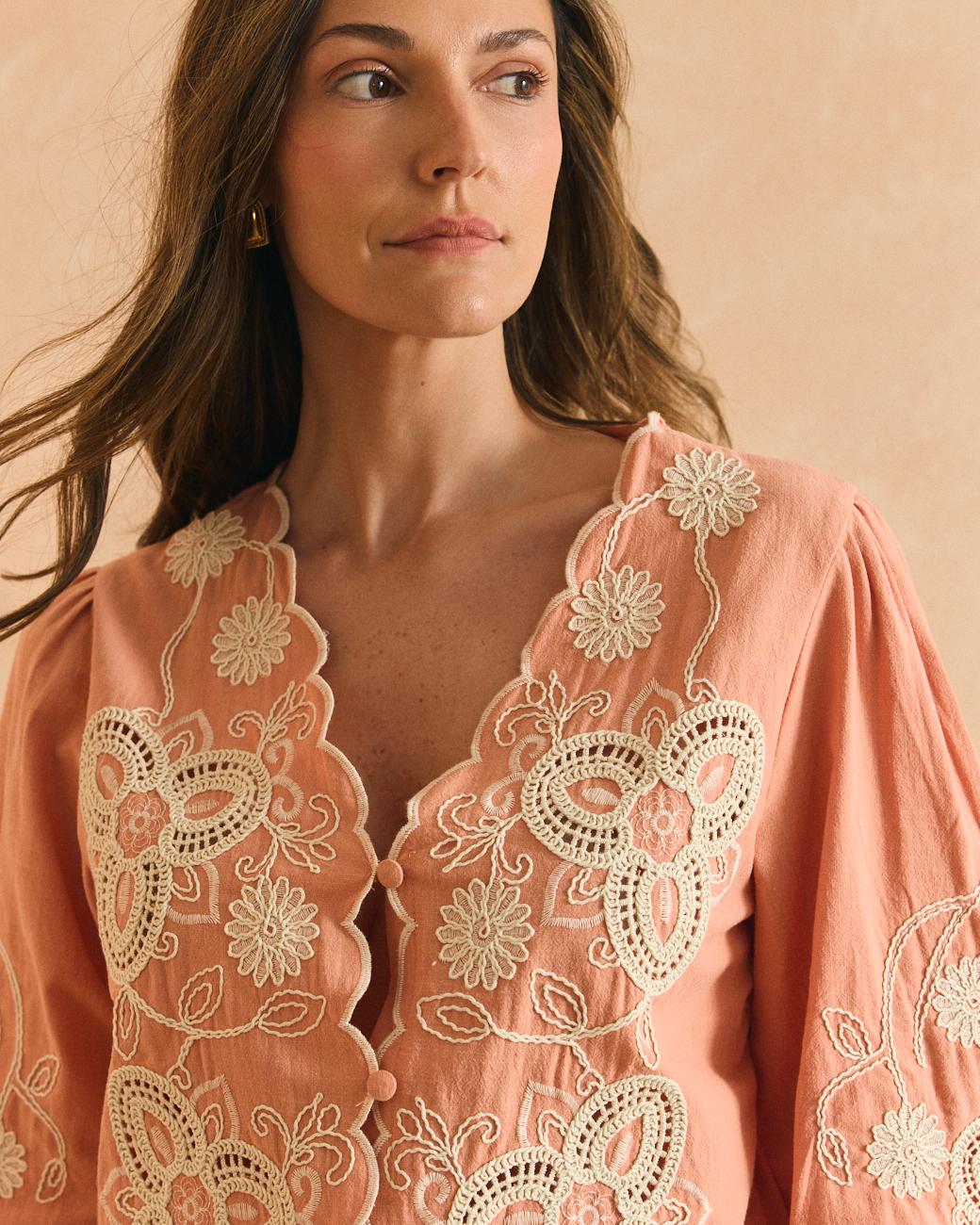 Bestickte Bluse Flavia