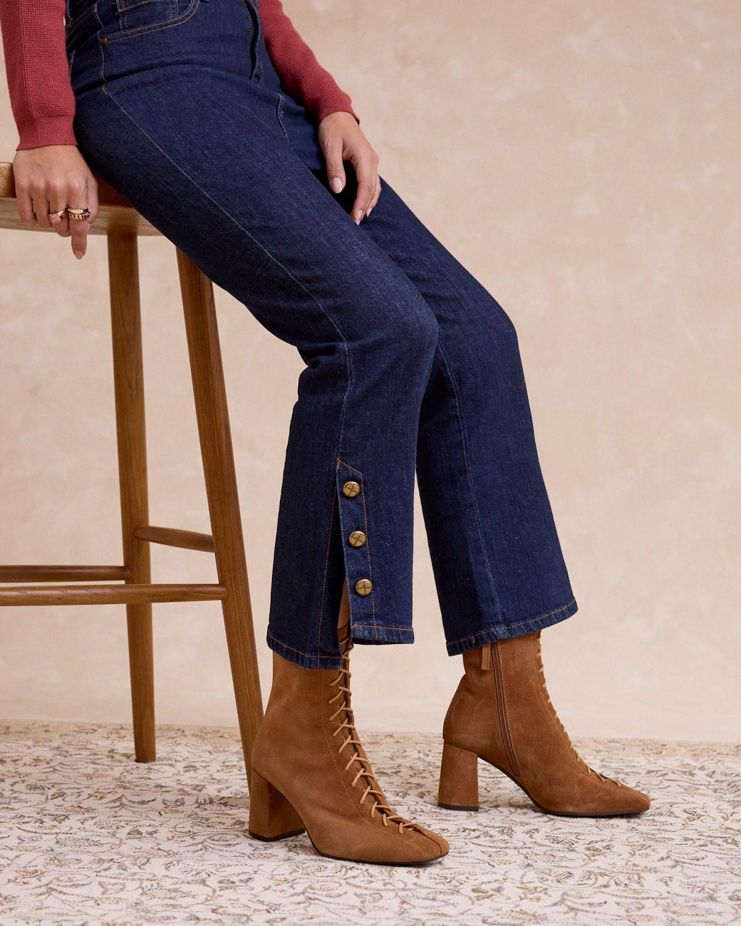 Stiefeletten mit Absatz Pidrina
