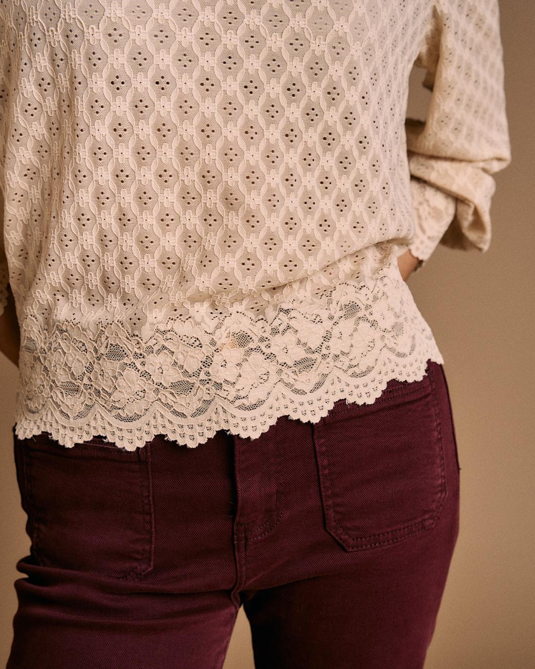 Bluse mit Details Camelia