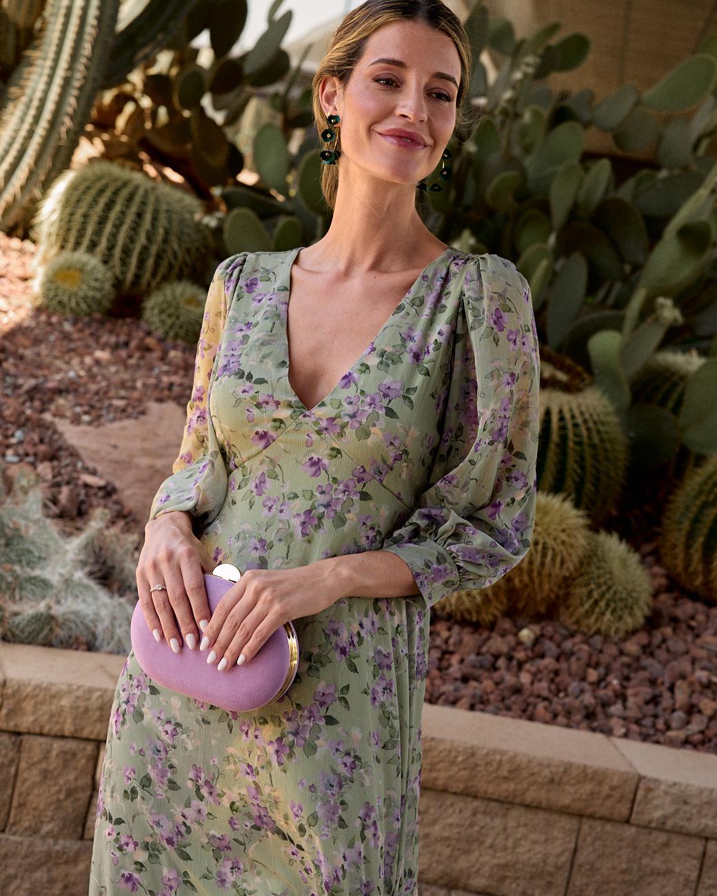 Kleid mit Blumenmuster Anicia