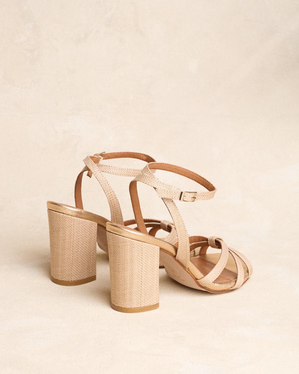 Sandale mit Absatz Indira