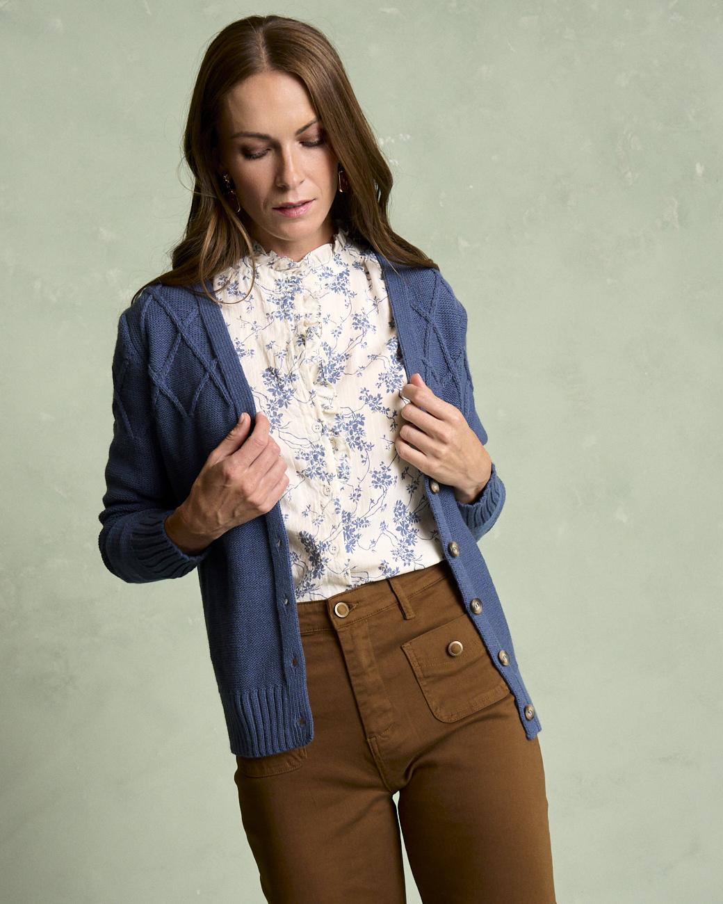Gestreifter Cardigan Bourget