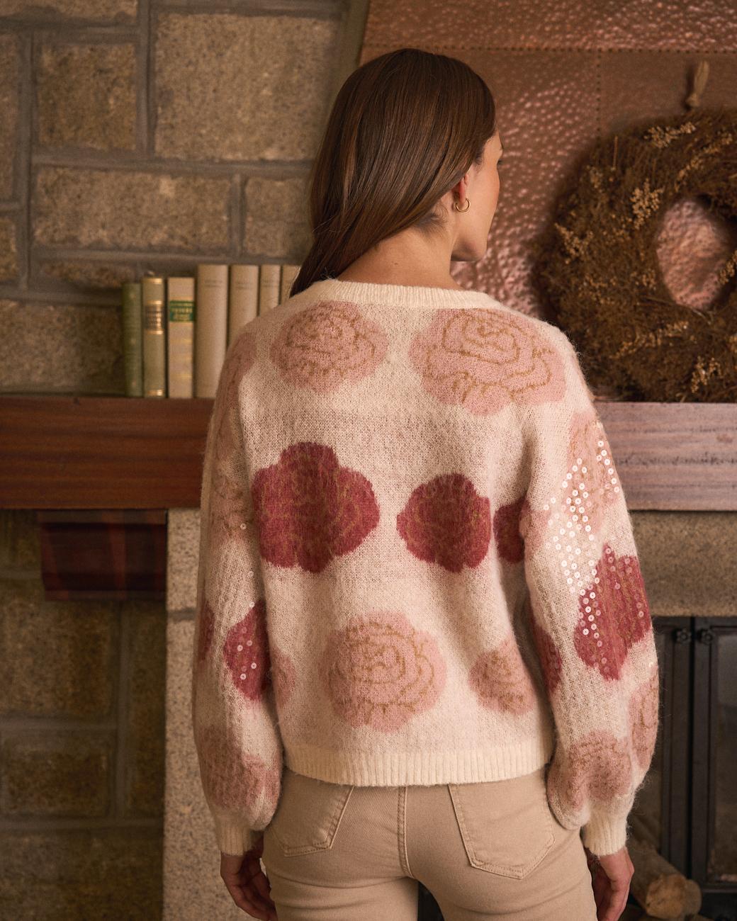 Lurex-Pullover Fiorella