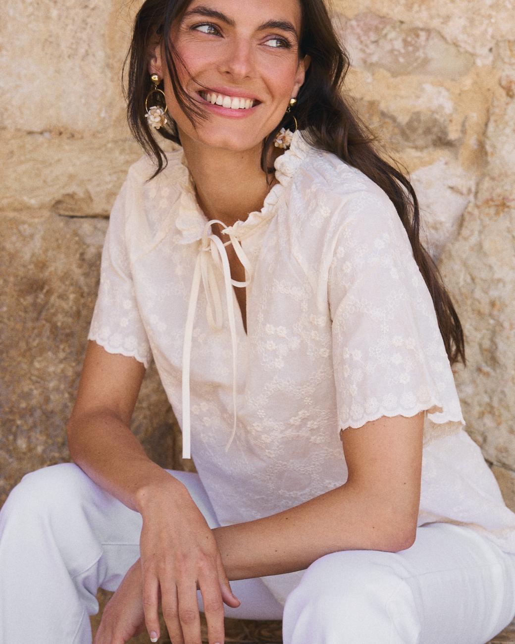 Bluse Plumetti Elana