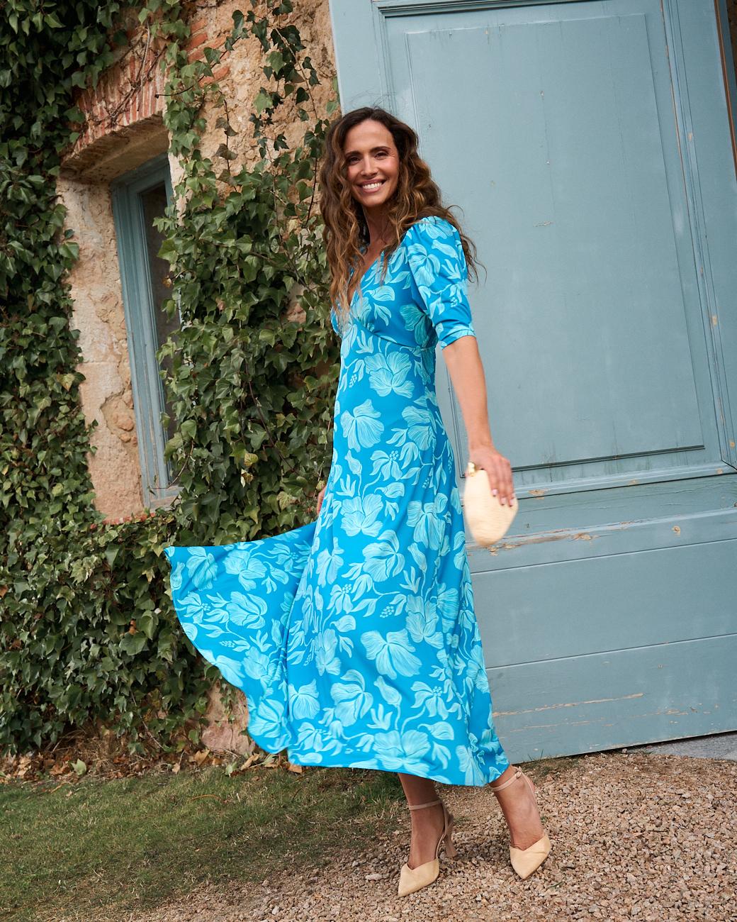 Bedrucktes Kleid Irene