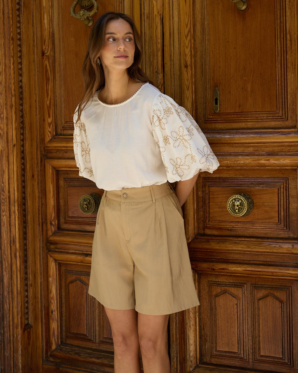 Bluse mit Ärmeln Amellie
