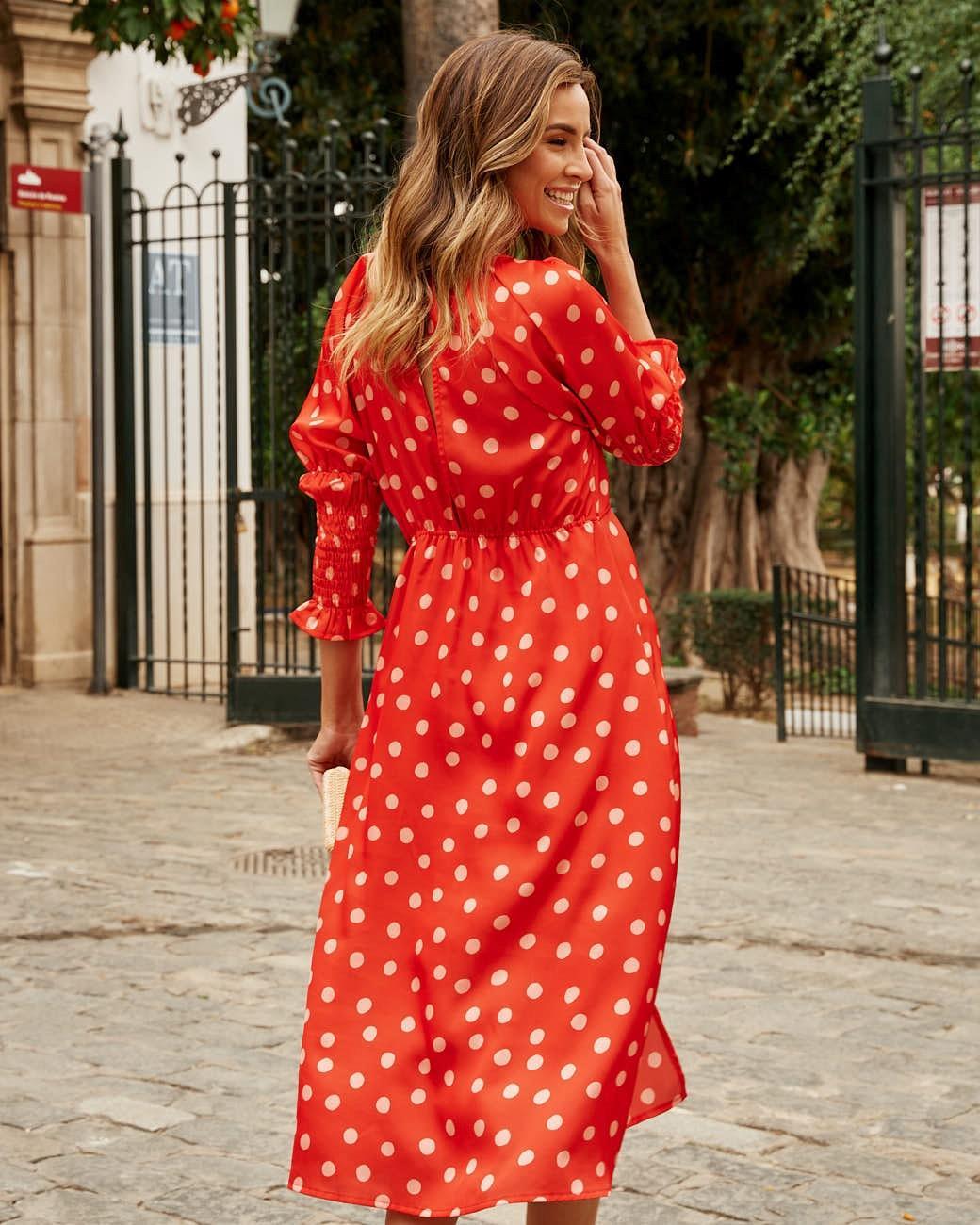 Punkte Kleid Azucena