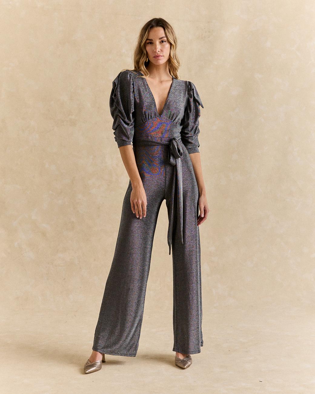Lurex-Jumpsuit Luchi