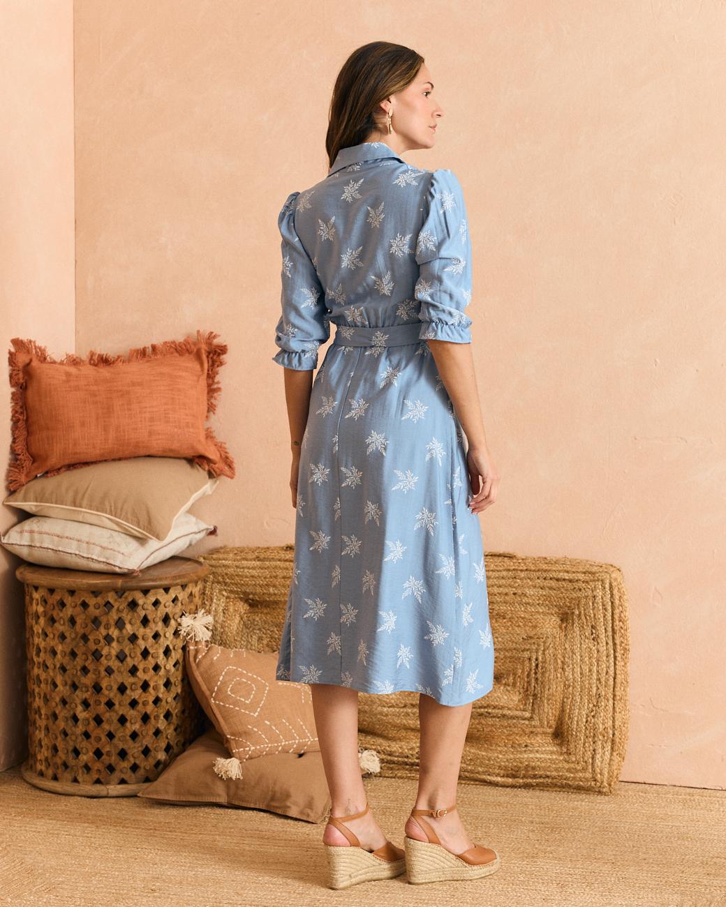 Himmelblaues Kleid Virgi