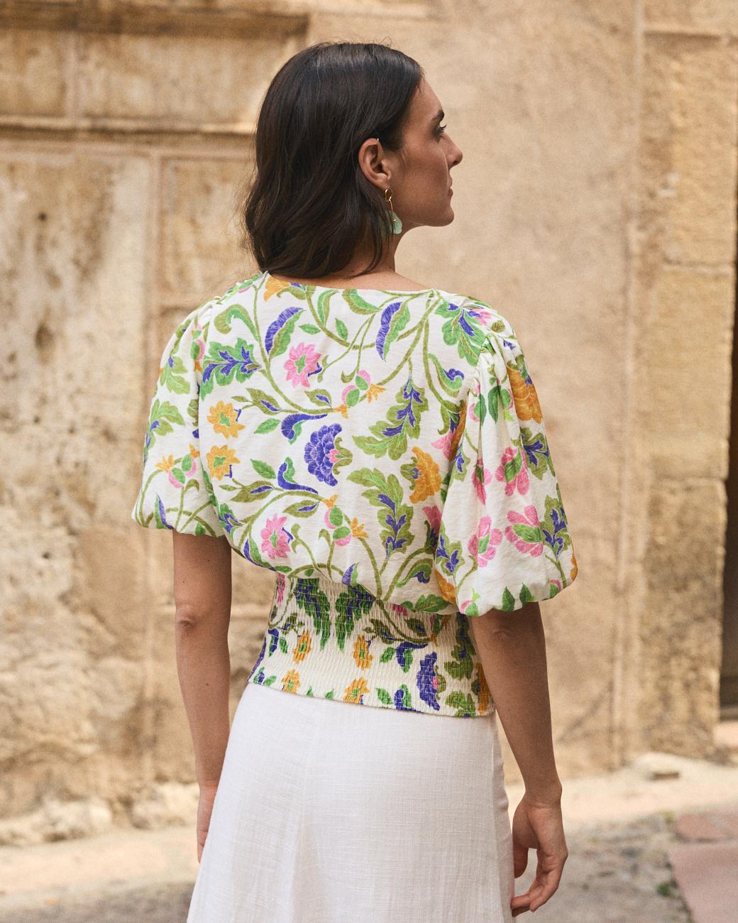 Aufgebauschte Bluse Valery